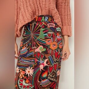 $128 New Farm Rio Dannette Slim Midi skirt Anthropologie